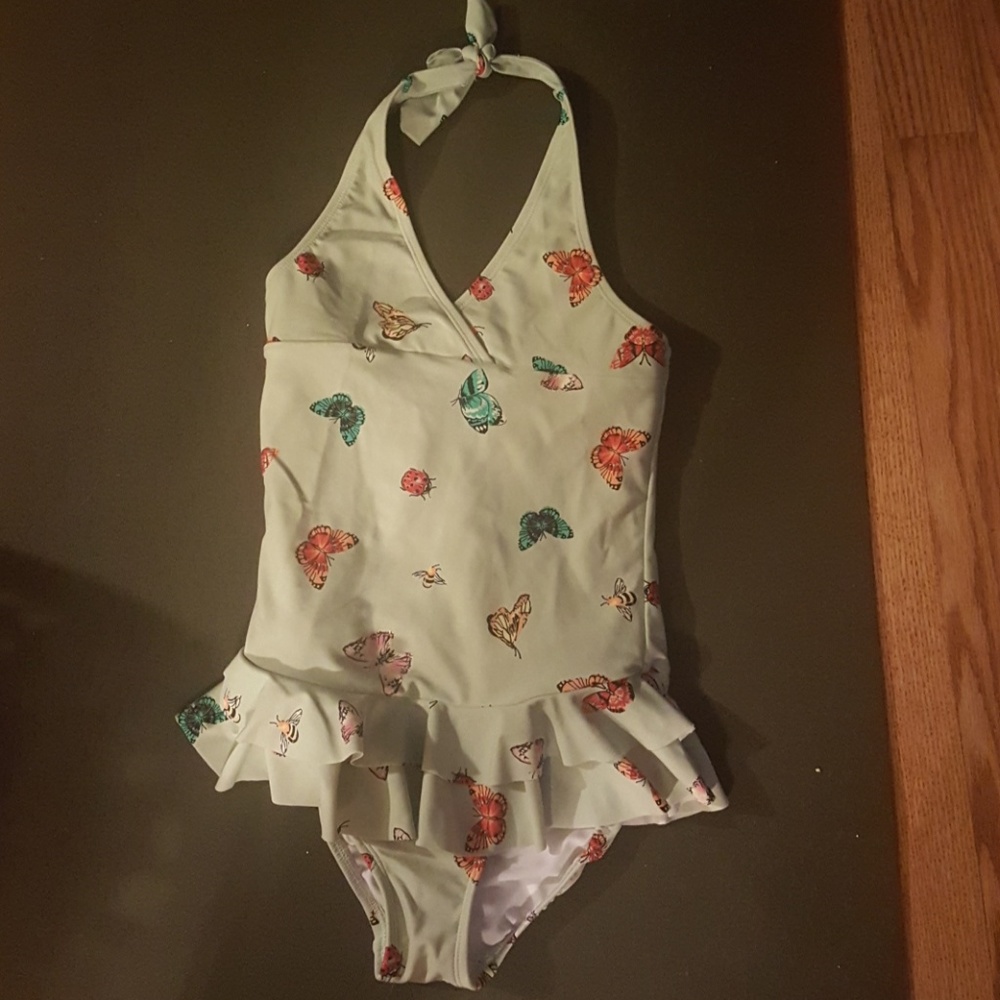 Hanna Andersson butterfly bathing suit